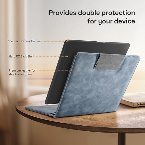 حافظة CoBak Premium من جلد البولي يوريثان لجهاز Kindle Scribe 3rd Gen 2025 مقاس 11 بوصة، Kindle Scribe Colorsoft، TouchPad D10، غطاء فوليو مع حامل قلم، نوم/تنبيه تلقائي، فتحات للبطاقات ومجلدات الملفات، ليست رائعة in Kuwait