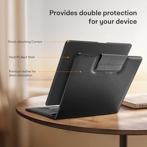 COBAK PREMIUM PU LEATHER CASE لـ Kindle Scribe 10.2 "، Touchpad D10 ، Boox Note Air 6 ، غطاء الورقة مع حامل القلم ، النوم التلقائي/الاستيقاظ ، فتحات البطاقات ومجلدات الملفات للأعمال التجارية ، وليس لبراعة in Kuwait