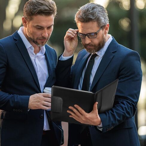 COBAK PREMIUM PU LEATHER CASE لـ Kindle Scribe 10.2 "، Touchpad D10 ، Boox Note Air 6 ، غطاء الورقة مع حامل القلم ، النوم التلقائي/الاستيقاظ ، فتحات البطاقات ومجلدات الملفات للأعمال التجارية ، وليس لبراعة in Kuwait