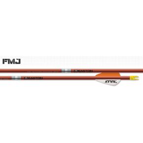 Easton Archery FMJ 5MM Autumn Orange Arrows - 6 Pack 2" Bully Vane