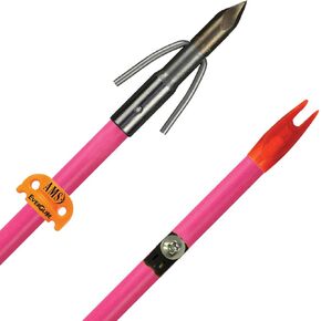 Fiberglass Arrow-Pink w/Chaos FX Point & AMS EverGlide Safety Slide