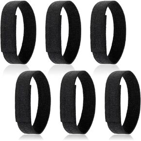 6 Pcs Black Boot Blousers Snake Elastic Military Boot Straps Bands Army Blousing Straps Ankle Hook and Loop for Men Women Hunting Gardening Hiking Cycling Fishing Military Army Uniforms