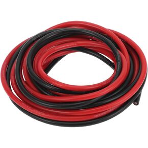 Ground Wire Power Wire 5m Black Red TC 1 Set 12AWG Fully Insulated& Soft Touch Jacket Car Radio, Automotive, Car Speakers Universal