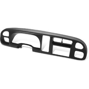 Auto Dynasty - Front Double Din Radio Dash Bezel Kit Compatible with Dodge Ram 1500 2500 3500 1998-2002, Textured Black
