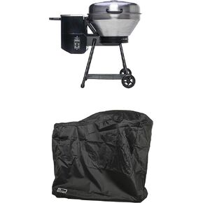 recteq Pellet Grill RT-B380 Bullseye + Grilling Basics Bundle, BBQ, Outdoor, and Electric Pellet Smoker Grill, Electric Smokers, Uses 100% Wood Pellets for Ribs, Brisket, Chicken, Sear, Smoke