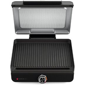 Ninja Sizzle Smokeless Indoor Grill with 500°F Max Heat, 14-Inch Nonstick Grill Plate, Even Edge-to-Edge Cooking GR100