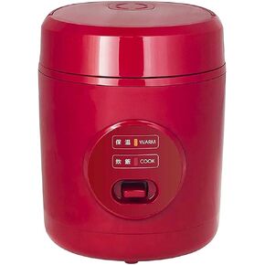 Yamazen Rice Cooker 0.5 to 1.5 cup Small Mini Rice Cooker Red YJE-M150 (red)