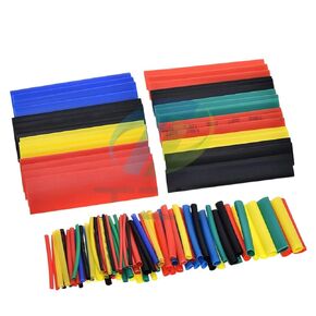 328Pcs Sleeving Wrap Wire Car Electrical Cable Kits Heat Shrink Tube Tubing Polyolefin 8 Sizes Mixed Color New 2025 for Arrival High for Quality