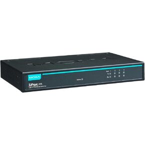 MOXA UPort 1410 USB to 4-Port RS-232 Serial Hub, USB 2.0 hi-Speed, 921.6Kbps, 15KV ESD Protection