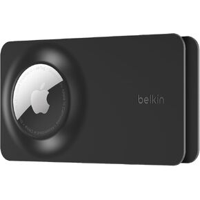 Belkin Apple AirTag Secure Wallet Insert - Thin Wallet Holder - Ultra Slim & Flexible Credit Card Size Insert for Purse, Handbag, Pocket, Backpack - Accessories for Apple AirTag - Black (2-Pack)
