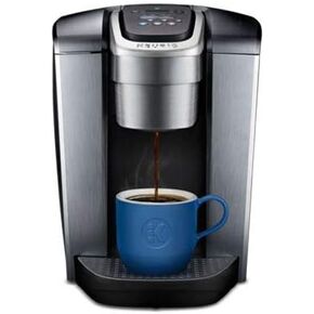 Keurig K-Elite Single Serve K-Cup Pod Maker with with Strength and Temperature Control, Iced Coffee Capability, 12oz Brew Size, Brushed Silver (Renewed)