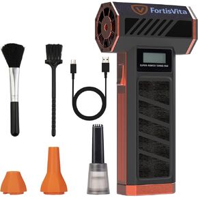 Compressed Air Duster Electric Air Duster for Cleaning Computer pc Keyboard Air Blower for Electronics Turbo Jet Blower Rechargeable mini Hand held dust Blower in Saudi Arabia