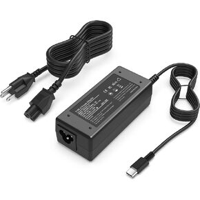Chromebook Charger for HP Laptop Computer Charger 65W 45W UBS C Fast Power Adapter School