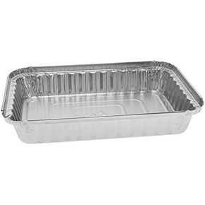 PSP768E 1 1/2 LB Oblong Aluminum Containers (500 Per Case)