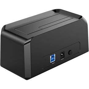 USB 3.0 to SATA HDD Docking Station Reader for 2.5/3.5 Inch HDD SSD Single-Bay Hard Drive Docking Station Support 18TB