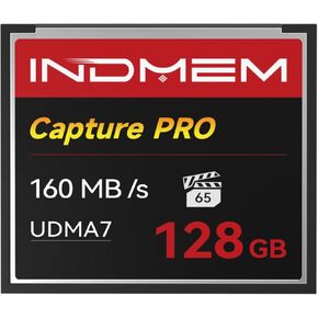 CF Card 128GB Memory Card High Speed UDMA Up to 160MB/s Camera Cards Designed for Photographers & Videographers,Support High-Speed Continuous Shooting or 4K Video Recording