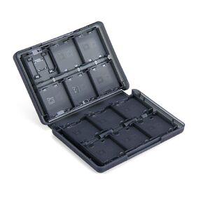 Game Card Storage Case for 22 Nintendo Switch Game, Game Carrying Holder 28 in 1 Slim Portable Box Accessories, Gift for Christmas and Travel (Black)