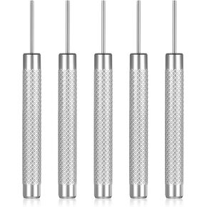 5 Pcs Extended Sim Card Removal Tool with Metal Texture, Stainless Steel Sim Ejector Tools, SIMs Card Pin for Watch and Small Mechanical, Silver SIMs Cards Tool for All Smartphone Models