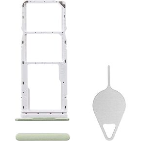 for Samsung Galaxy A05 Sim Card Tray Replacement (Single SIM Version) Light Green Card Tray Slot Holder Bracket Adapter with Needle Ejector for A05 SM-A055F