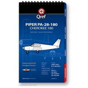 Piper Cherokee 180 PA-28-180 QREF Book