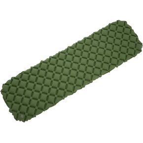 وسادة نوم مقاومة للماء للتخييم/الظهر/المشي لمسافات طويلة/السفر قابلة للنفخ نوم mat mat ultralight مرتبة واحدة خيمة/شخص أخضر