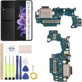 USB Dock Connector for Samsung Galaxy Z Flip3 5G Charging Port Replacement for Samsung Z Flip 3 5G SM-F711U Type C Charger Port Dock Board Repair Parts