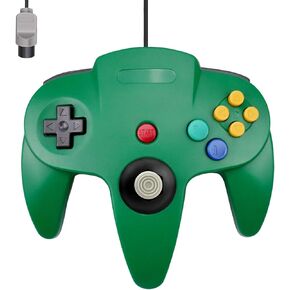 N64 Controller, King Smart Wired N64 Controllers with Upgraded Joystick for Original Nintendo 64 Console (Green)