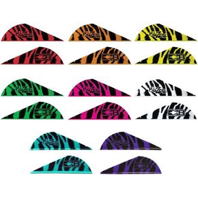 Bohning Blazer Tiger Vanes (12 pack) (Tiger Whtie)