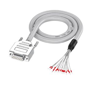 1Pcs Industrial Grade Drag DB15 Male to Female Connector 1 Meter 3Meters/5Meters RVVP16*15 Parallel Lines 15pin Solid Pin Data Cable(Fe to Fe,10 Meters)