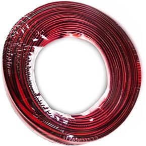 Parallel cable reel 2x0.75mm red/black, 20 m, ideal for audio and various electrical connections.