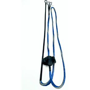 Infinite Edge Pro Bowstring Set - OEM Replacement String & Cables Set - Speed Noks Installed (Blue & Silver)