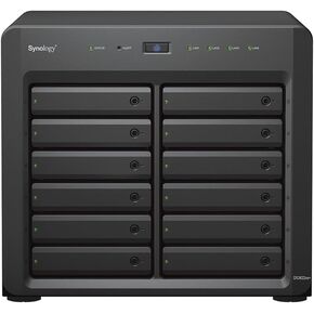 Synology DiskStation DS3622xs+ NAS Server with Xeon 2.2GHz CPU, 48GB Memory, 96TB SSD Storage, 2 x 10GbE LAN Ports, DSM Operating System
