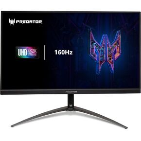 Acer Predator Gaming Monitor | 27" UHD 3840 x 2160 IPS | AMD FreeSync Premium | Up to 320Hz with DFR | Up to 0.5ms | VESA DisplayHDR400| DCI-P3 90% | Display Port 1.4 & 2 x HDMI 2.1 | XB273K V5bmiiprx