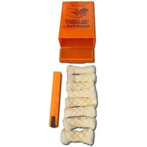 Fire Starter (Orange) Military/Aviation Emergency Fire Kit with 8 TinderQuik Tabs