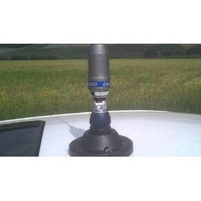 Sirio Turbo 5000 PL 10m & CB Mobile Antenna with Sirio Mag 145 PL Mag Mount