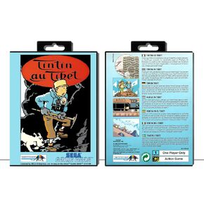 Tintin au Tibet | (SGGEU) Sega Game Gear - Game Case Only - No Game