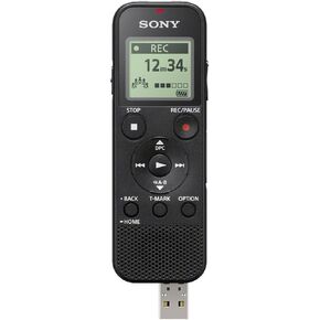 Sony ICDPX370 Mono Digital Voice Recorder with Built-in USB - Black (Renewed)