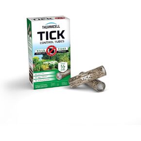 Thermacell Tick Control Tubes for Yards; Protects Backyards and Properties from Ticks; No Spray, No Granules, No Mess; Environmentally Friendly Alternative to Tick Spray & Tick Repellent