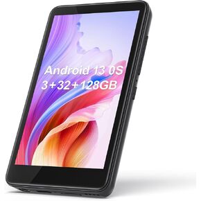 160GB MP3 PlayerBluetooth WiFi, Diofox Music Player w/Spotify, Pandora, Amazon Music, 4.2" Touchscreen Android 13 MP3 & MP4 Player w/Libby, Audible, Spotify Kids (Black)