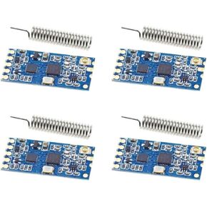 4Pcs HC-12 SI4463 Serial Port Module SI4463