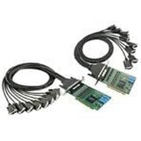 MOXA CP-118U-I 8 Port RS-232/422/485 Universal PCI Serial Board, Universal PCI Bus, 921.6Kbps, Embedded 15KV ESD Protection, 2KV Optical Isolation Protection