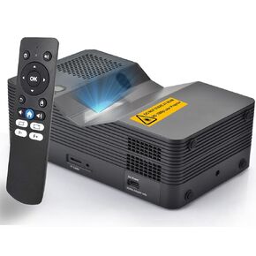 AAXA M8 UST2 Ultra Short Throw HD Laser Projector, BT 5.4, WiFi 6, USBC Mirroring, 2xHDMI, Optical Audio, Efocus, Auto Keystone