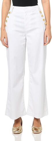Nautica Women's Button Pocket Wide Leg Sailor Jeans Pants in Saudi Arabia
