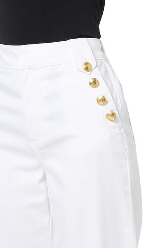 Nautica Women's Button Pocket Wide Leg Sailor Jeans Pants in Saudi Arabia