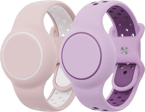 أساور مقاومة للماء متوافقة مع Airtag for Kids ، حاملان من السيليكون مع معصم تصميم خفي متوافق مع Airtag للطفل ، حامل GPS المتنفس للأطفال PWP in Kuwait