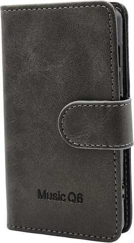 SAMVIX iPlatinum Leather Case for Music Q6 (Gray) in Saudi Arabia