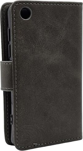 SAMVIX iPlatinum Leather Case for Music Q6 (Gray) in Saudi Arabia