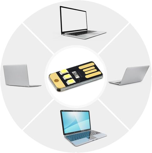 5pcs pocket card usb power keychains keychains nigh in Kuwait