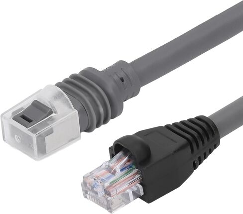 Yosoo Ethernet Adapter, Adapter Ethernet Rectangular Satellite Ethernet Cable Extension Rectangular Satellite Cable Cable Rectangular Satellite (1m / 3ft) in Saudi Arabia