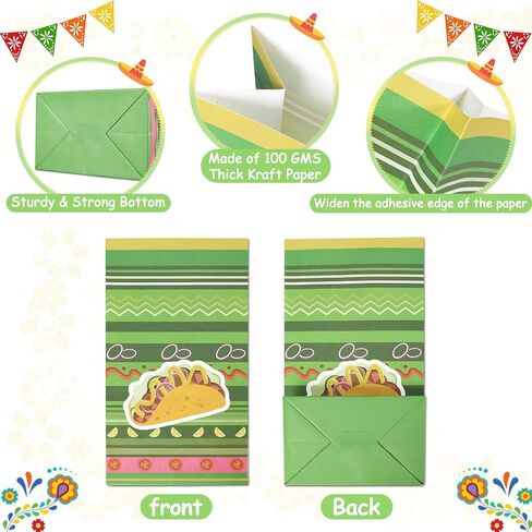 Kitticcino 24 Packs Building Blocks Goodie Candy Treat Bags, Color Bricks Theme Building Block Party Supplies, Kids Birthday Party Favor Bags, Including Thank You Stickers for Spring and for Summer Gift in Kuwait